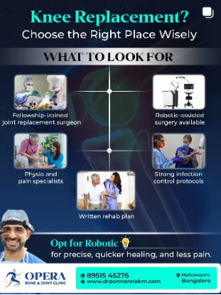 Knee Replacement? Choose the right place wisely