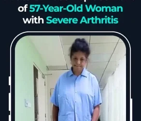 57-year old teacher who battled severe arthritis in knees