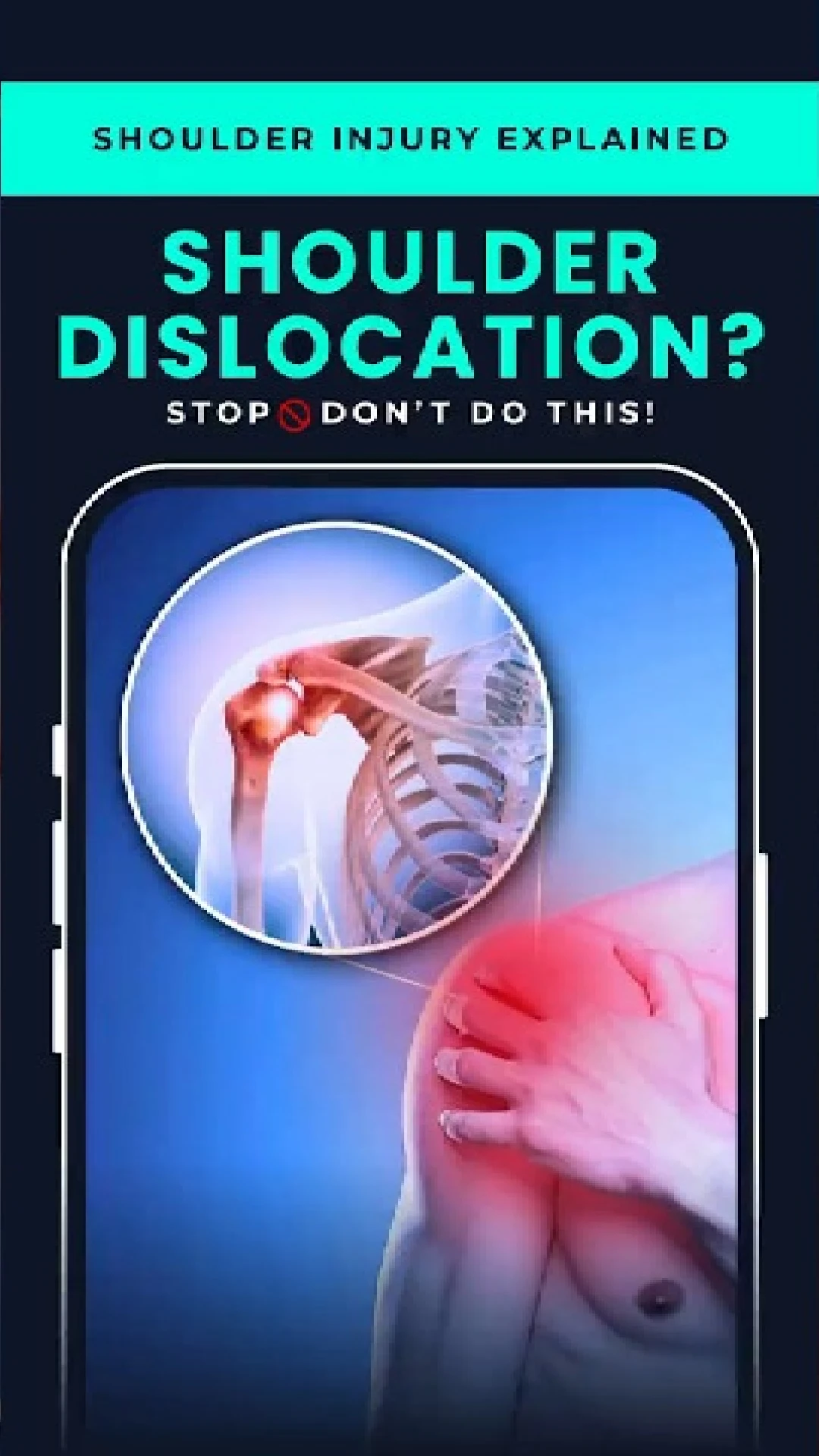 Dislocated Shoulder? Stop and Seek Help